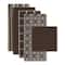 DII® Assorted Dark Brown Dishtowel & Dishcloth (Set of 5)